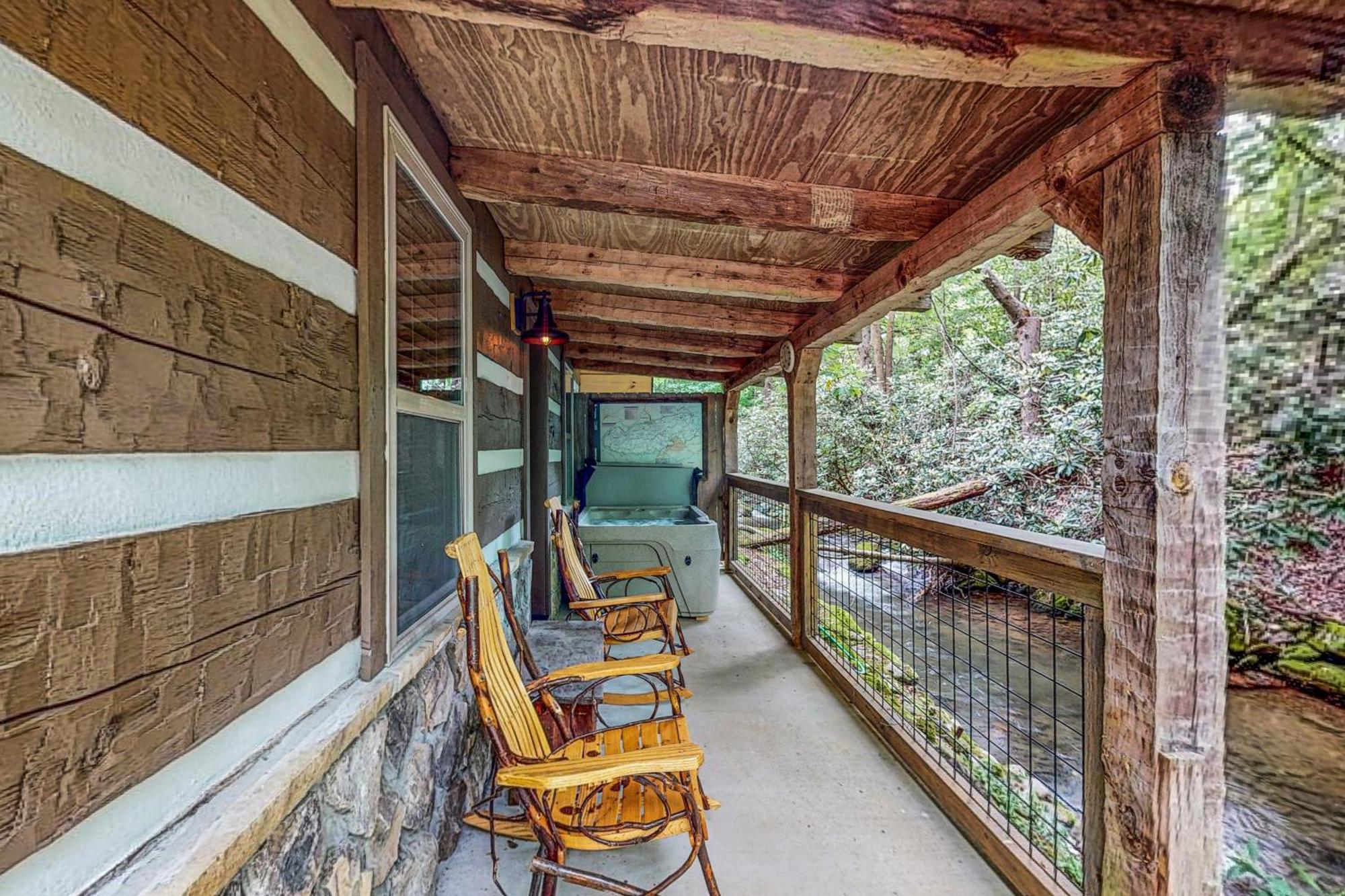 Vila Up The Creek Gatlinburg Exteriér fotografie