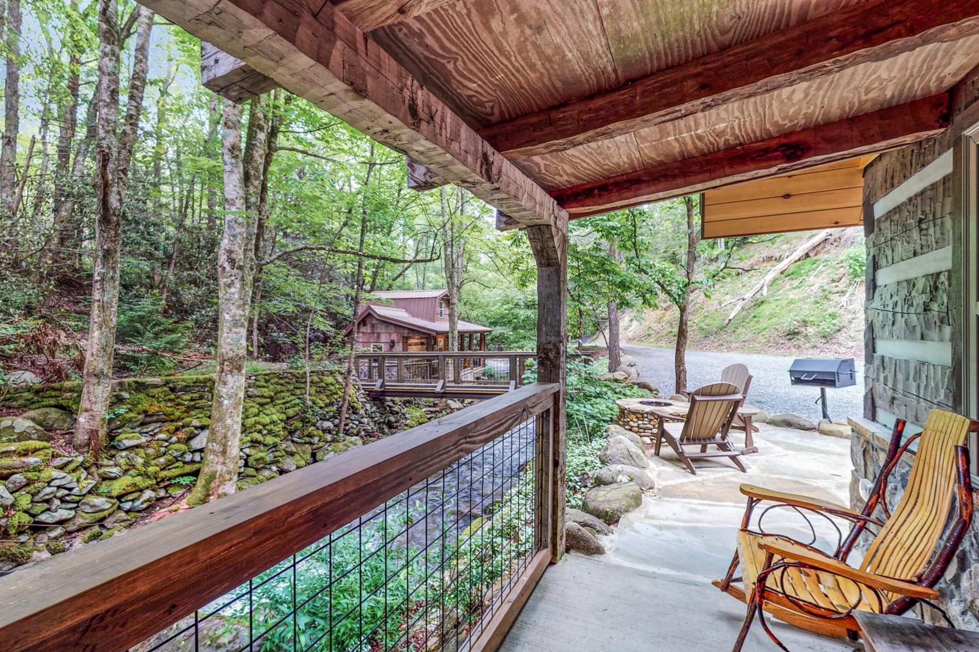 Vila Up The Creek Gatlinburg Exteriér fotografie